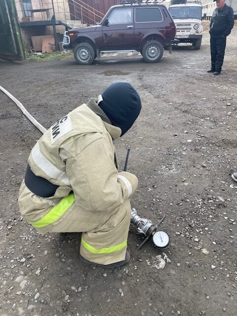 Оказана услуга по проверке пожарных кранов