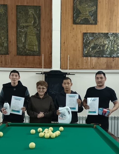 В ДК “Дружба” села Сайылык состоялся турнир среди любителей бильярда