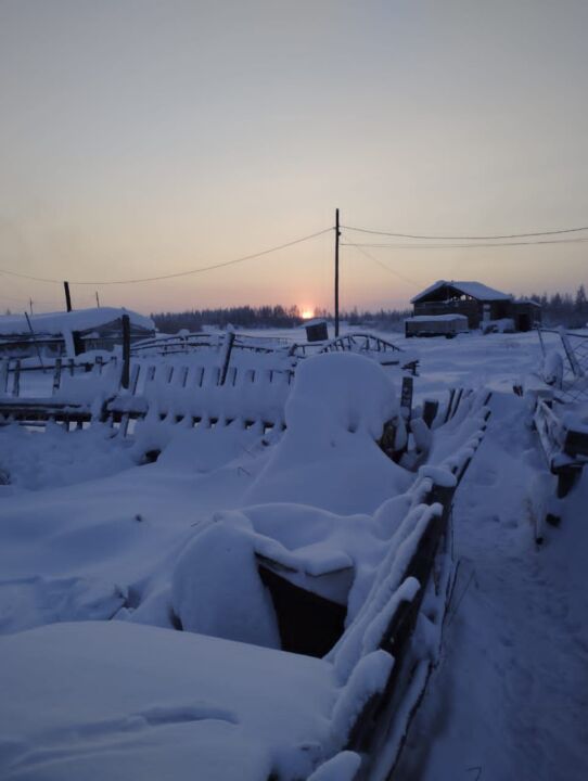 Устьянцы встречают первое солнце