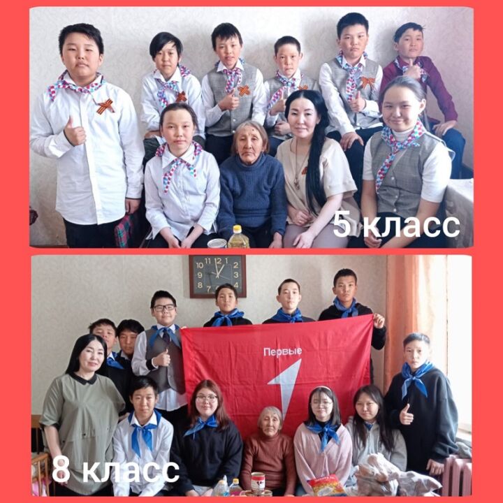 Десятиклассники Казачинской школы пять лет заботятся о пожилой жительнице села