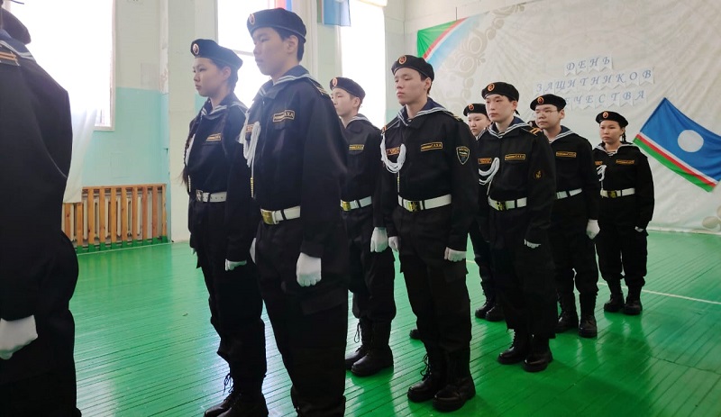 В Казачинской школе завершился месячник военно-патриотического воспитания