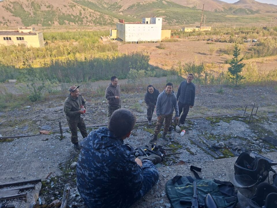 В Депутатском прошли межведомственные соревнования по пейнтболу