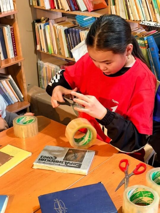 В Хайырской школе прошла Всероссийская акция «Открывая книгу»