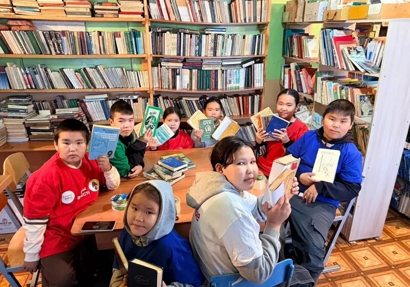 В Хайырской школе прошла Всероссийская акция «Открывая книгу»
